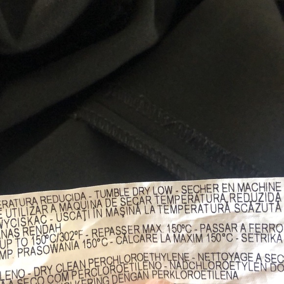 Zara Woman Black Keyhole Back Short Sleeve Shift Dress Imported Womens XS - Picture 10 of 10